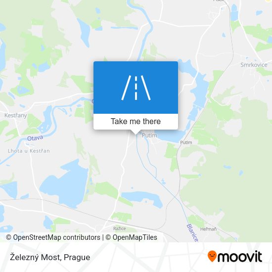 Železný Most map