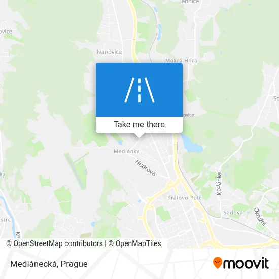 Карта Medlánecká
