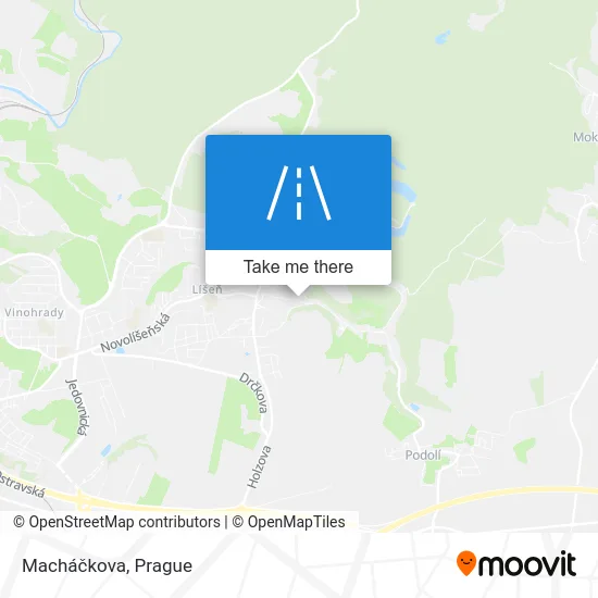 Карта Macháčkova