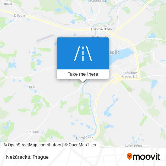 Карта Nežárecká