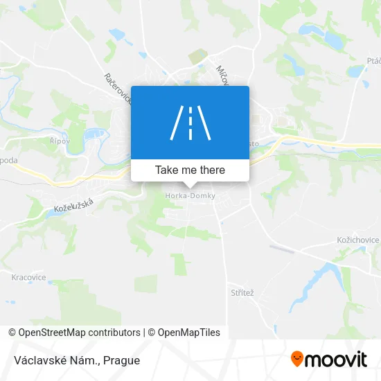 Карта Václavské Nám.