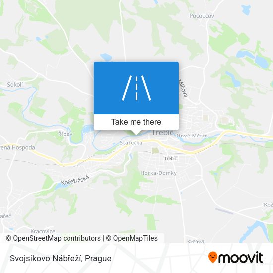 Svojsíkovo Nábřeží map