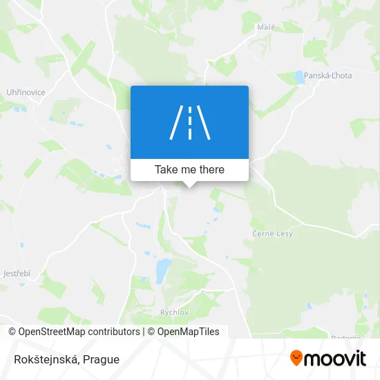 Карта Rokštejnská