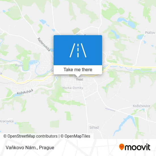 Карта Vaňkovo Nám.
