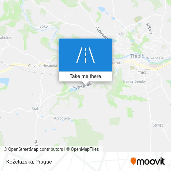 Koželužská map