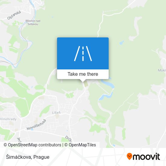 Šimáčkova map