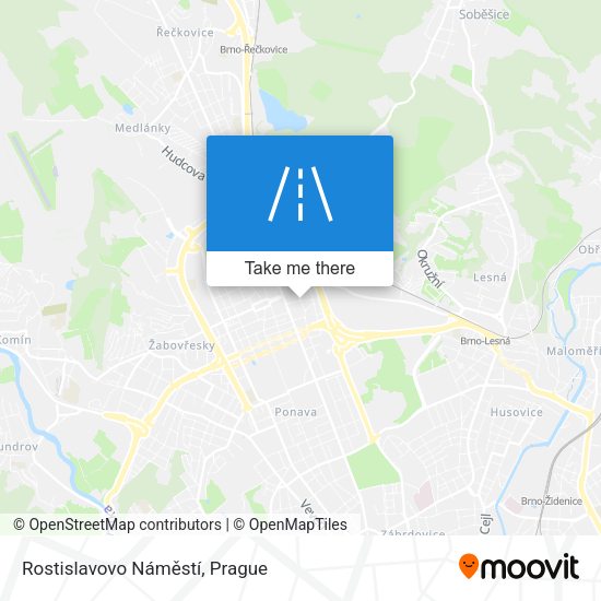 Rostislavovo Náměstí map