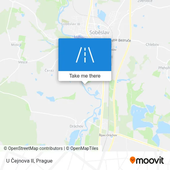 Карта U Čejnova II