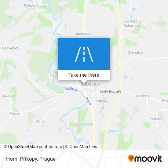 Horní Příkopy map