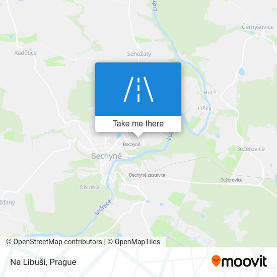 Карта Na Libuši