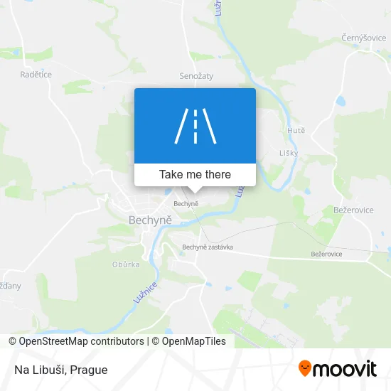 Карта Na Libuši