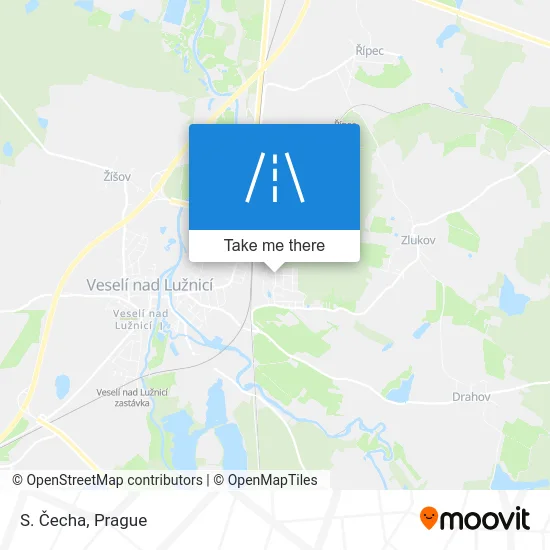 Карта S. Čecha