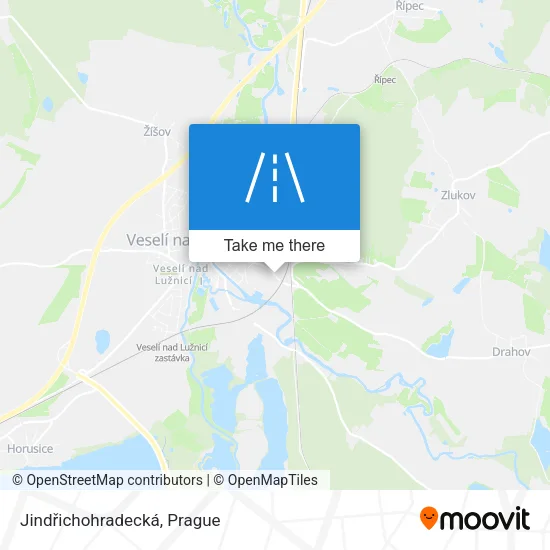 Карта Jindřichohradecká
