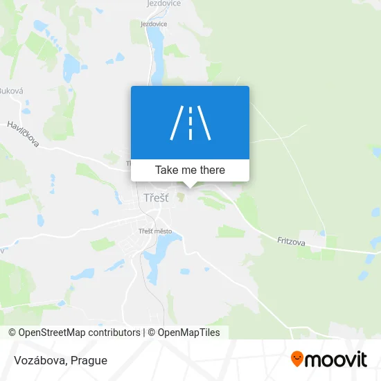 Карта Vozábova