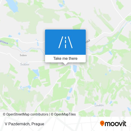 Карта V Pazdernách