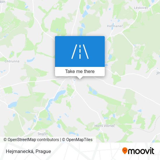 Карта Hejmanecká