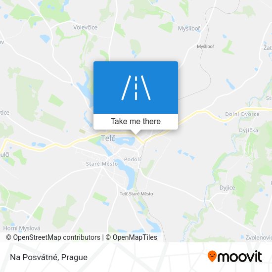 Na Posvátné map