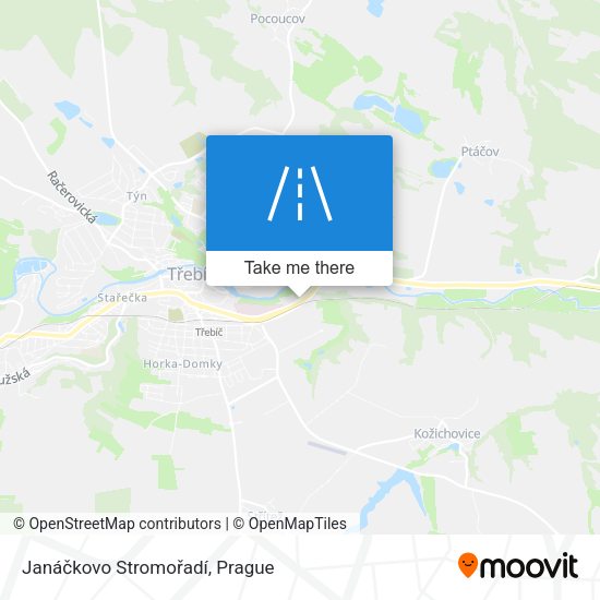 Janáčkovo Stromořadí map
