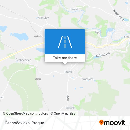 Čechočovická map
