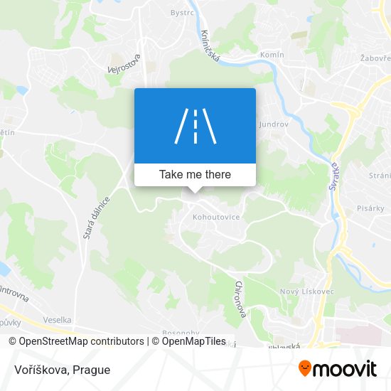 Voříškova map