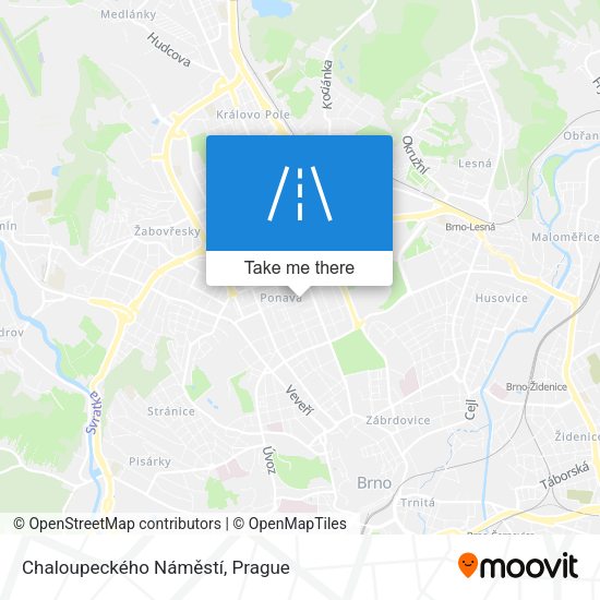 Chaloupeckého Náměstí map