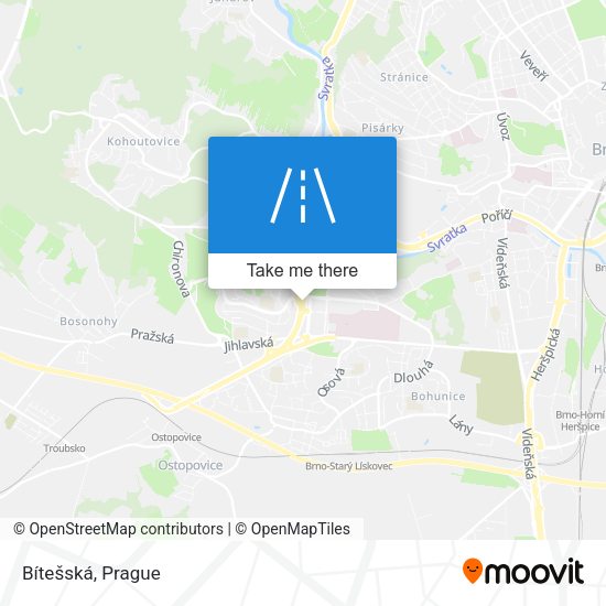 Bítešská map