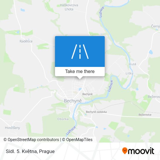 Sídl. 5. Května map