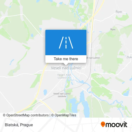 Карта Blatská