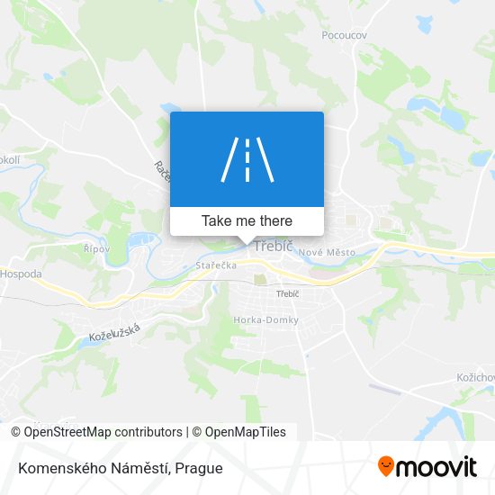 Komenského Náměstí map