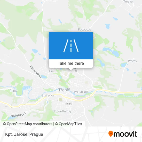 Карта Kpt. Jaroše