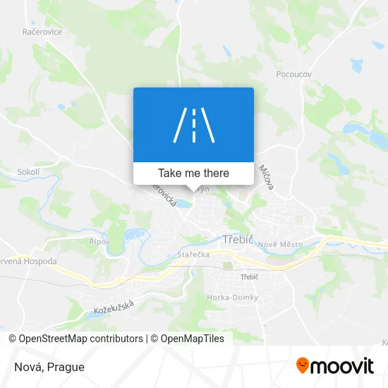 Карта Nová