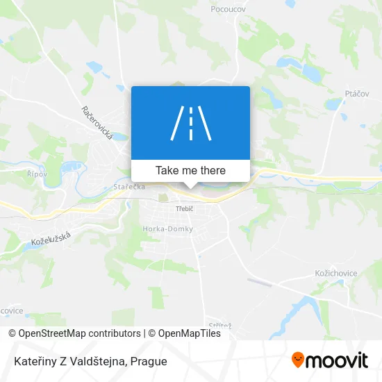 Карта Kateřiny Z Valdštejna