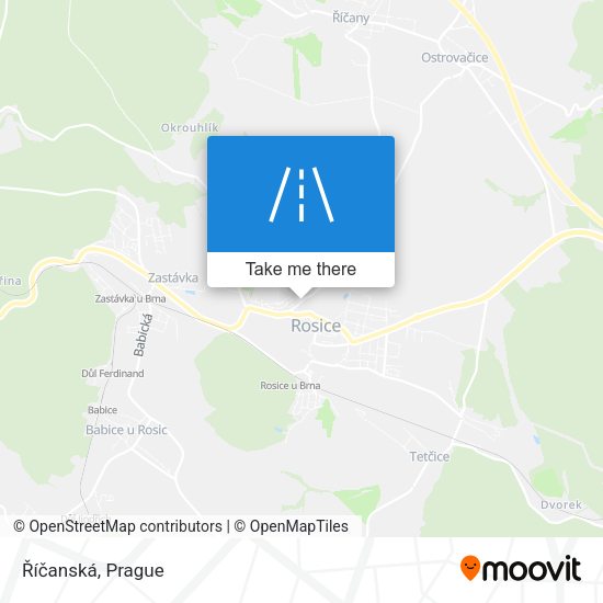Říčanská map