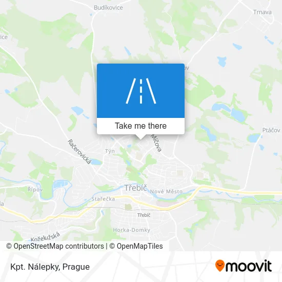 Карта Kpt. Nálepky