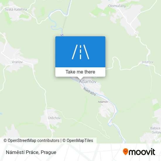 Náměstí Práce map