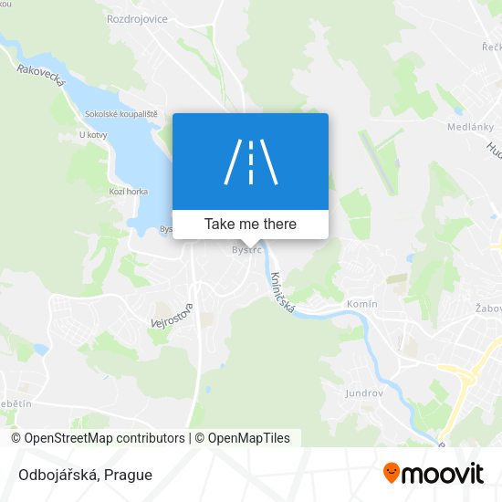 Odbojářská map