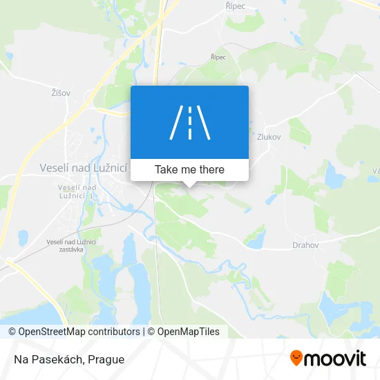 Карта Na Pasekách