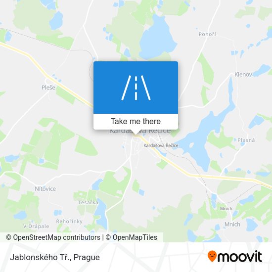 Jablonského Tř. map