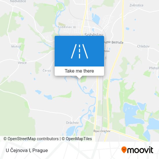 Карта U Čejnova I