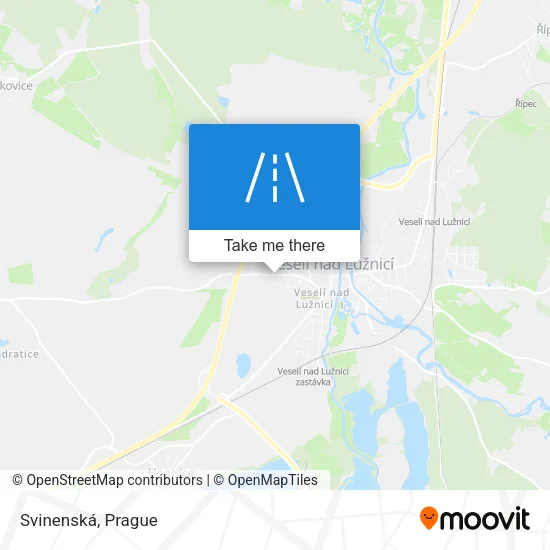 Карта Svinenská
