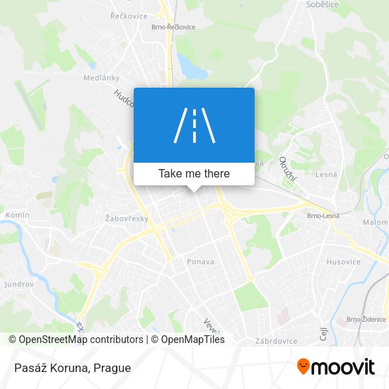 Pasáž Koruna map