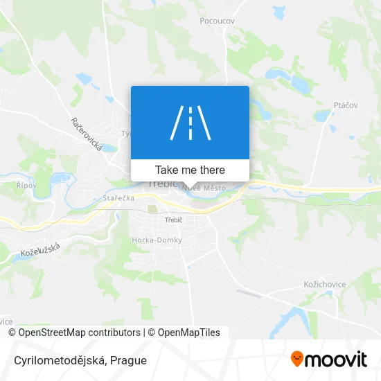Карта Cyrilometodějská