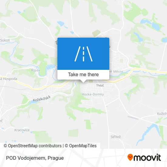 Карта POD Vodojemem