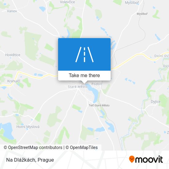 Na Dlážkách map