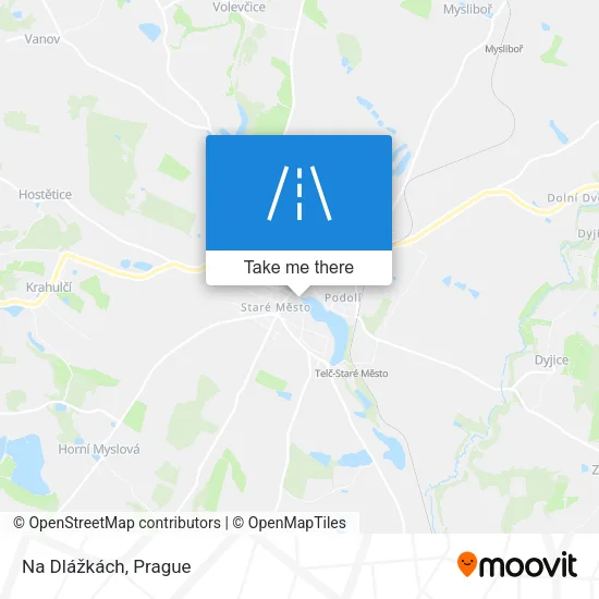 Карта Na Dlážkách