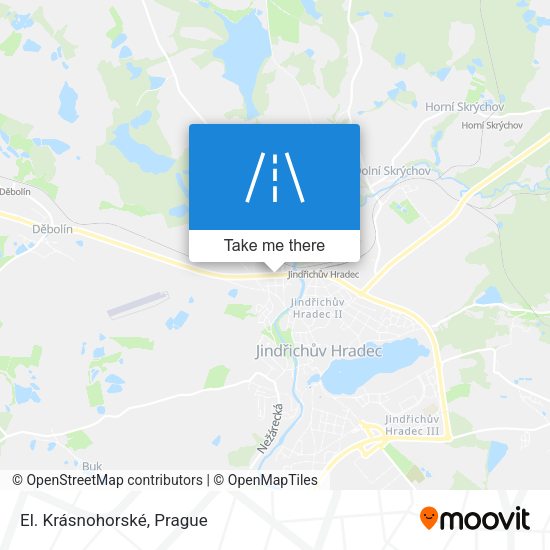 El. Krásnohorské map