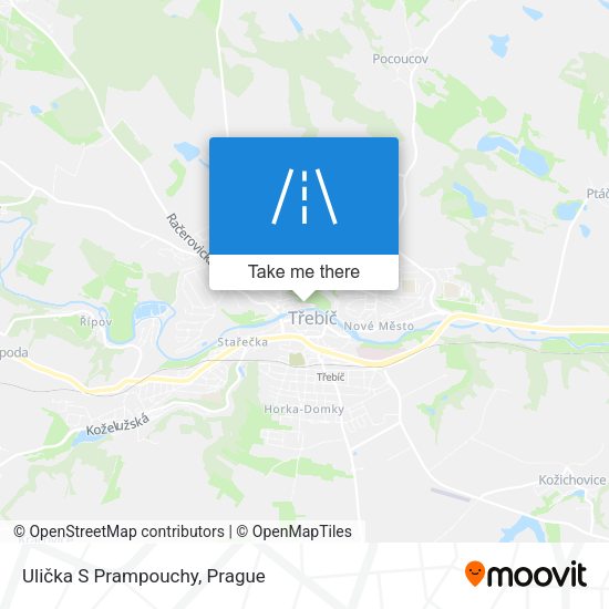 Ulička S Prampouchy map