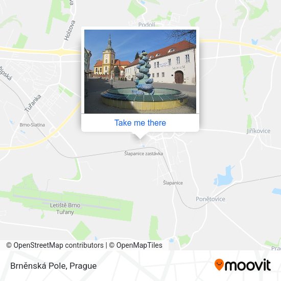 Brněnská Pole map
