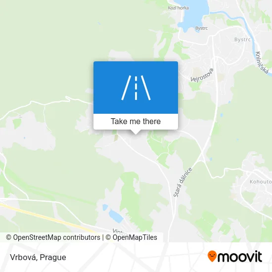 Карта Vrbová