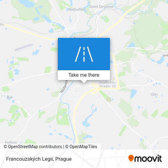 Francouzských Legií map